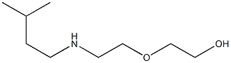 2-{2-[(3-methylbutyl)amino]ethoxy}ethan-1-ol Struktur