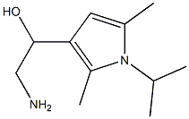 2-amino-1-(1-isopropyl-2,5-dimethyl-1H-pyrrol-3-yl)ethanol Struktur