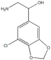 2-amino-1-(7-chloro-1,3-benzodioxol-5-yl)ethanol Struktur