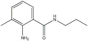 2-amino-3-methyl-N-propylbenzamide Struktur