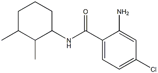 2-amino-4-chloro-N-(2,3-dimethylcyclohexyl)benzamide Struktur