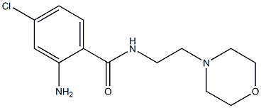 2-amino-4-chloro-N-(2-morpholin-4-ylethyl)benzamide Struktur