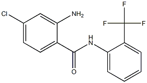 2-amino-4-chloro-N-[2-(trifluoromethyl)phenyl]benzamide Struktur