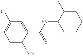 2-amino-5-chloro-N-(2-methylcyclohexyl)benzamide Struktur