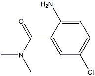 2-amino-5-chloro-N,N-dimethylbenzamide Struktur