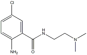 2-amino-5-chloro-N-[2-(dimethylamino)ethyl]benzamide Struktur