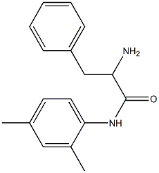 2-amino-N-(2,4-dimethylphenyl)-3-phenylpropanamide Struktur