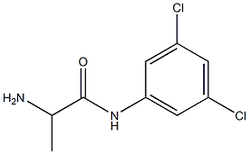 2-amino-N-(3,5-dichlorophenyl)propanamide Struktur