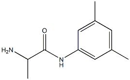 2-amino-N-(3,5-dimethylphenyl)propanamide Struktur