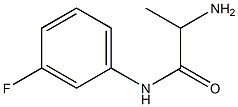 2-amino-N-(3-fluorophenyl)propanamide Struktur