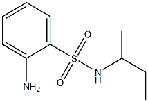 2-amino-N-(sec-butyl)benzenesulfonamide Struktur