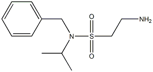 2-amino-N-benzyl-N-(propan-2-yl)ethane-1-sulfonamide Struktur