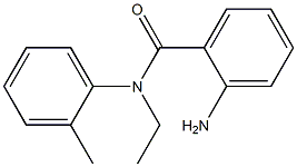 2-amino-N-ethyl-N-(2-methylphenyl)benzamide Struktur