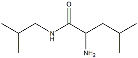 2-amino-N-isobutyl-4-methylpentanamide Struktur