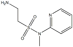 2-amino-N-methyl-N-(pyridin-2-yl)ethane-1-sulfonamide Struktur