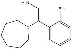 2-azepan-1-yl-2-(2-bromophenyl)ethanamine Struktur