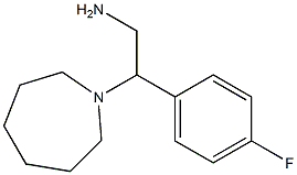 2-azepan-1-yl-2-(4-fluorophenyl)ethanamine Struktur