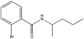 2-bromo-N-(1-methylbutyl)benzamide Struktur