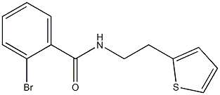 2-bromo-N-(2-thien-2-ylethyl)benzamide Struktur