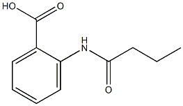 2-butanamidobenzoic acid Struktur