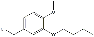 2-butoxy-4-(chloromethyl)-1-methoxybenzene Struktur