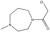 2-chloro-1-(4-methyl-1,4-diazepan-1-yl)ethan-1-one Struktur