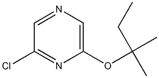 2-chloro-6-[(2-methylbutan-2-yl)oxy]pyrazine Struktur