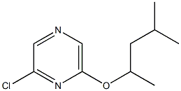 2-chloro-6-[(4-methylpentan-2-yl)oxy]pyrazine Struktur