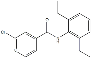 2-chloro-N-(2,6-diethylphenyl)pyridine-4-carboxamide Struktur