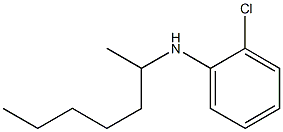 2-chloro-N-(heptan-2-yl)aniline Struktur