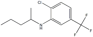 2-chloro-N-(pentan-2-yl)-5-(trifluoromethyl)aniline Struktur