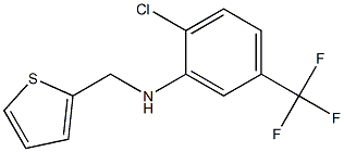 2-chloro-N-(thiophen-2-ylmethyl)-5-(trifluoromethyl)aniline Struktur