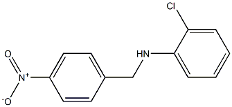 2-chloro-N-[(4-nitrophenyl)methyl]aniline Struktur