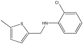 2-chloro-N-[(5-methylthiophen-2-yl)methyl]aniline Struktur