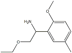 2-ethoxy-1-(2-methoxy-5-methylphenyl)ethanamine Struktur