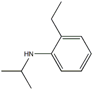 2-ethyl-N-(propan-2-yl)aniline Struktur