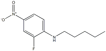 2-fluoro-4-nitro-N-pentylaniline Struktur