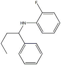 2-fluoro-N-(1-phenylbutyl)aniline Struktur