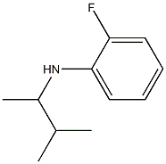 2-fluoro-N-(3-methylbutan-2-yl)aniline Struktur