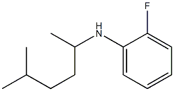 2-fluoro-N-(5-methylhexan-2-yl)aniline Struktur