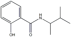 2-hydroxy-N-(3-methylbutan-2-yl)benzamide Struktur