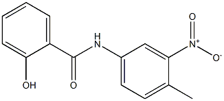 2-hydroxy-N-(4-methyl-3-nitrophenyl)benzamide Struktur