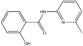 2-hydroxy-N-(6-methylpyridin-2-yl)benzamide Struktur