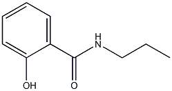 2-hydroxy-N-propylbenzamide Struktur