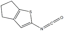 2-isocyanato-5,6-dihydro-4H-cyclopenta[b]thiophene Struktur