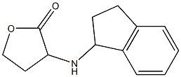 3-(2,3-dihydro-1H-inden-1-ylamino)oxolan-2-one Struktur