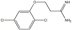 3-(2,5-dichlorophenoxy)propanimidamide Struktur