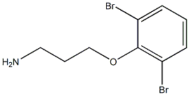 3-(2,6-dibromophenoxy)propan-1-amine Struktur