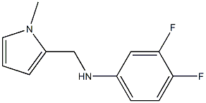 3,4-difluoro-N-[(1-methyl-1H-pyrrol-2-yl)methyl]aniline Struktur