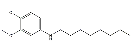 3,4-dimethoxy-N-octylaniline Struktur